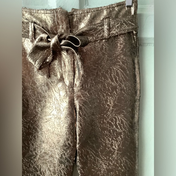 Sezane Copper Metallic Ladies Pants - Picture 2 of 10